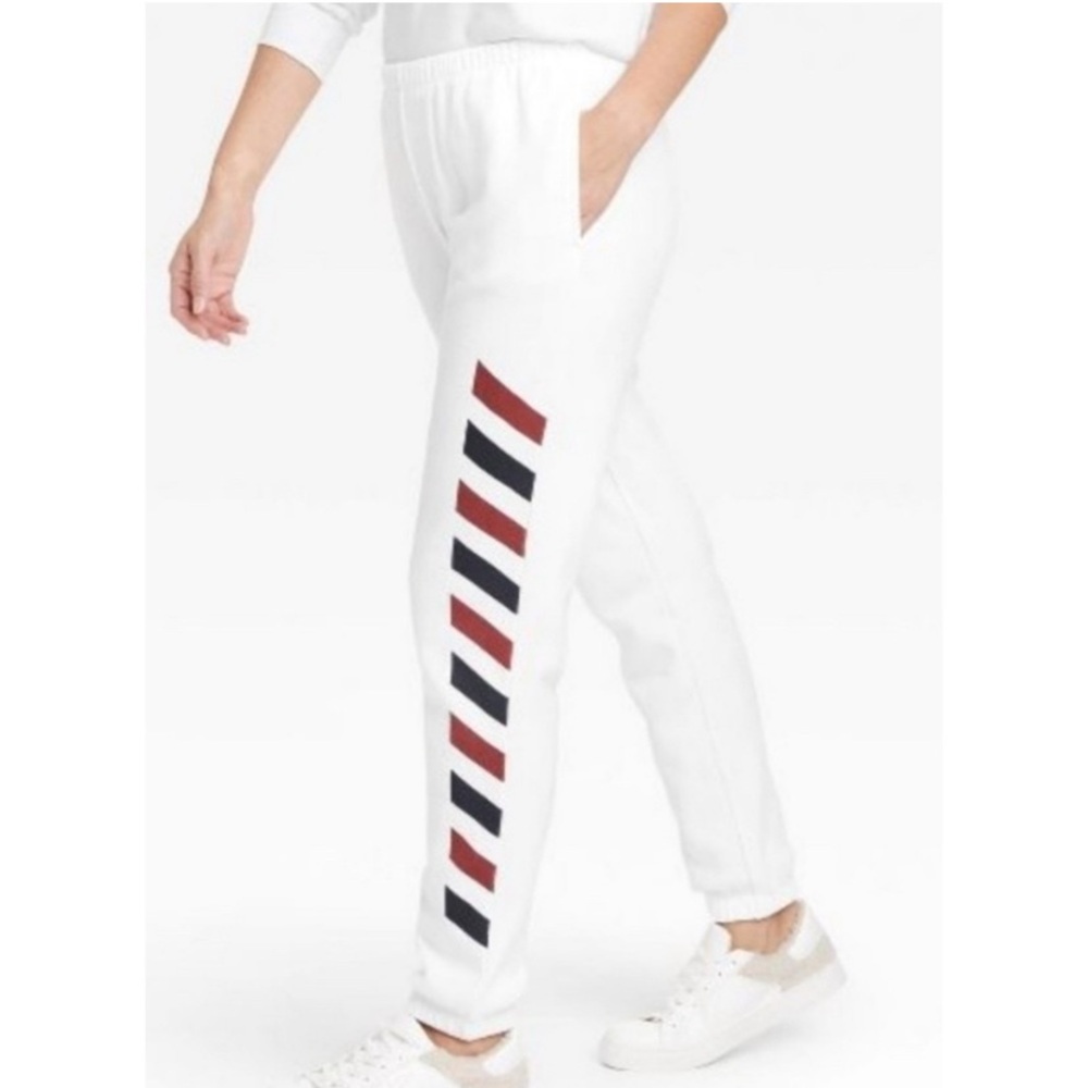 Grayson‎ Threads White Cozy Elasticized Waist Pull-On Joggers Size XXL
